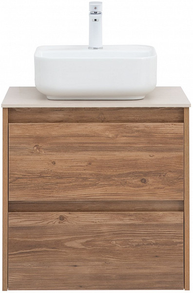 Тумба под раковину Aquanet Nova Lite 60 дуб шоколадный (2 ящика) 00287879