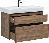 Тумба под раковину Aquanet Nova Lite 90 дуб рустикальный (2 ящика) 00249518