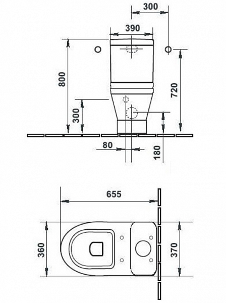 Бачок для унитаза Duravit Starck 3 0920100005