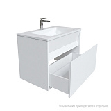 Тумба подвесная с ящиком, белая, 80 см, Esper, IDDIS, ESP80W0i95. Подходит ум. 4508000i28