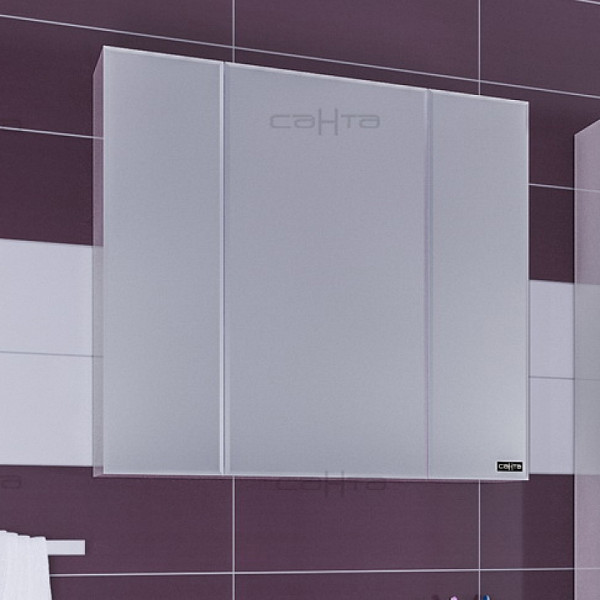 Зеркальный шкаф Стандарт 90, трельяж, фацет Санта 113017