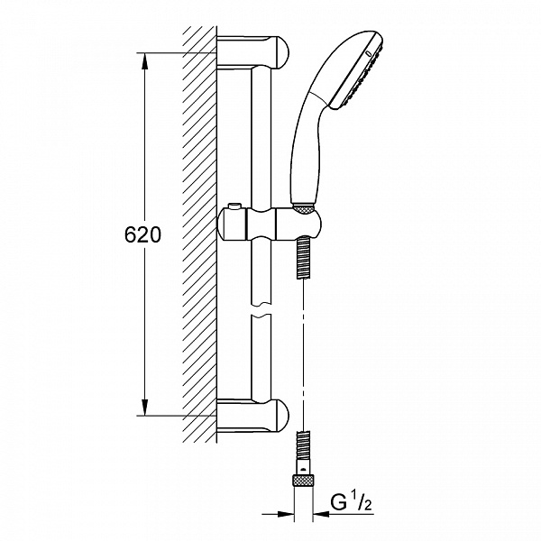 Набор смесителей 3 в 1 Grohe BauEdge 122271