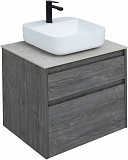 Тумба под раковину Aquanet Nova Lite 60 дуб рошелье (2 ящика) 00242577