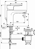Смеситель Ideal Standard Ceraplan lll BC560AA для раковины с донным клапаном