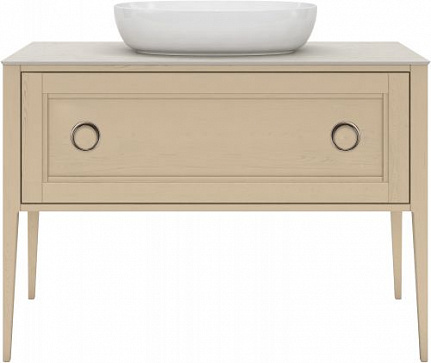 Тумба Kerama Marazzi PLAZA Classic Neo напольная с ящиками 120, капучино матовая