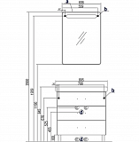 Тумба под раковину Акватон Америна 76 см 1A169101AM430