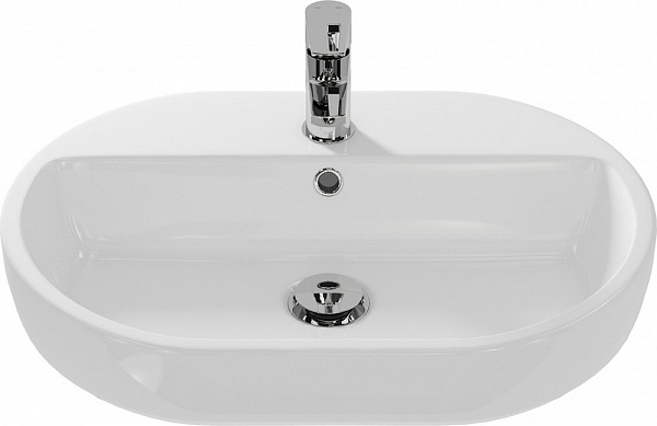 Раковина Cersanit Caspia 60 см Oval S-UM-CAS60/1-O-w