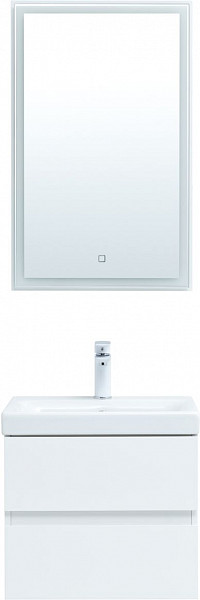Мебель для ванной Aquanet Беркли 50 белый глянец (2 ящика) 00306356
