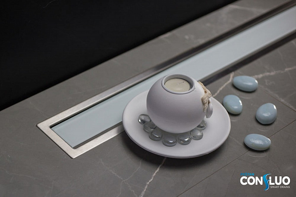 Душевой лоток Pestan Confluo Premium Line 650 White Glass