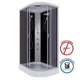 Душ.каб. NG-3512-14LG (1200х800х2150) низкий поддон(13см) стекло ТОНИРОВАННОЕ 3 места