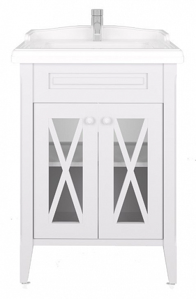 Тумба под раковину Creto Vetra 60, белая
