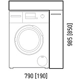 Тумба под раковину Corozo Лео 80 SD-00000782
