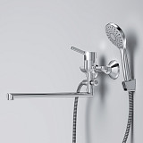 F85B90100 X-Joy S, смеситель д/ванны/душа, излив 350 мм, хром