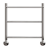 Полотенцесушитель водяной Point Афина PN04155P П2 500x500 с полкой, хром