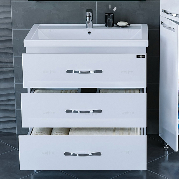 Тумба под раковину Виктория 80 напольная Санта 700129N