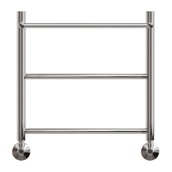 Полотенцесушитель водяной Point Афина PN04155P П2 500x500 с полкой, хром