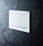 Клавиша смыва Geberit Omega 30 115.080.KJ.1 белый, хром глянец