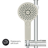 F0750A400 Inspire V2.0, душевая система, набор: см-ль д/душа с термостатом, верхний душ d 250 мм, ру