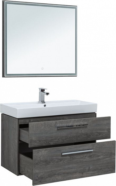 Мебель для ванной Aquanet Nova 90 дуб рошелье (2 ящика) 00243257
