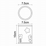 Стакан для зубных щеток Wasserkraft Ammer K-6428