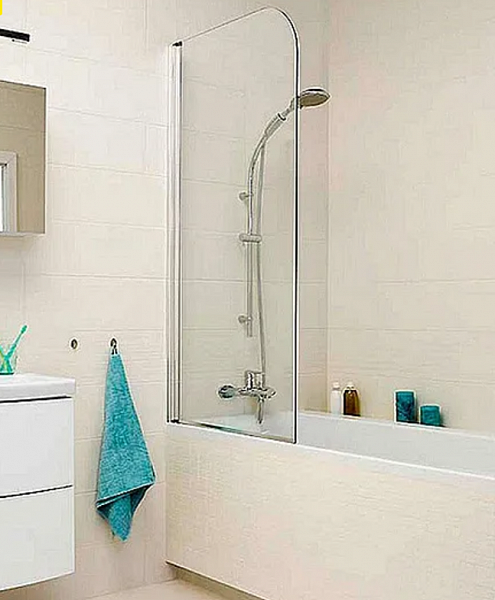 Шторки для ванны Cersanit EASY 140x70 одинарный