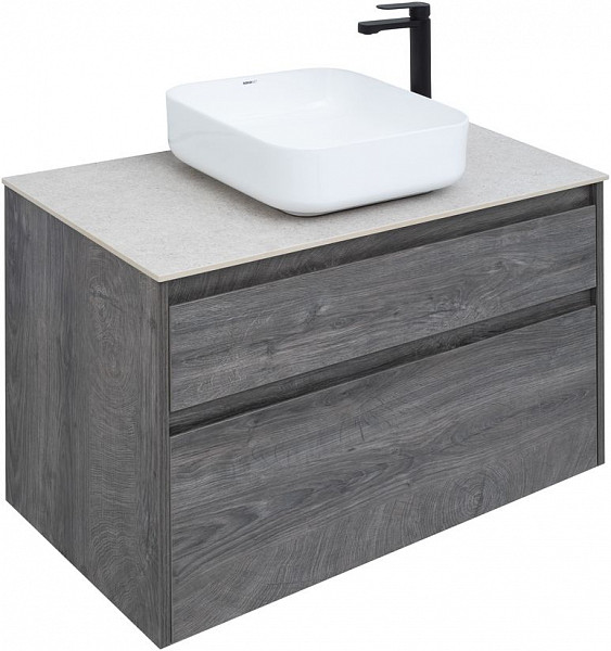 Тумба под раковину Aquanet Nova Lite 90 дуб рошелье (2 ящика) 00242267