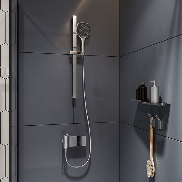 Лейка для душа, хром, Slide, IDDIS, SLI3F0Ci18