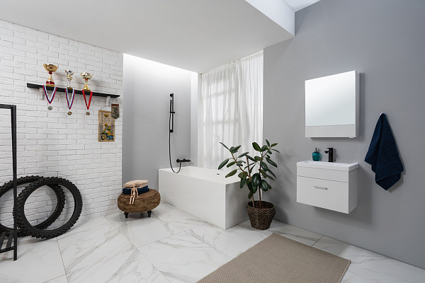 Зеркало-шкаф Aquanet Нота 50 белый 00175670