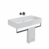 Раковина Kerama Marazzi LOGICA мебельная\подвесная без отверстий 90, белая глянцевая