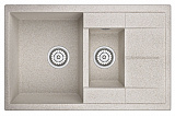 Мойка кухонная Granula прямоугольная кварц 7802, ПИРИТ