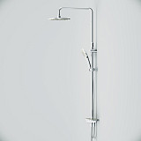 F0780200 Like, душ.система: верхн.душ 250мм, ручной душ 120 мм, 3 функции, душ.штанга 1030-1460 мм,