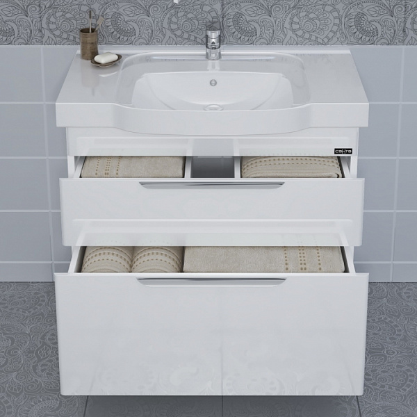 Тумба под раковину Марсель 90 напольная Санта 225009л