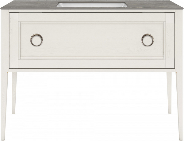 Тумба Kerama Marazzi PLAZA Classic Neo напольная с ящиком 120, белая матовая