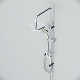 F0750A100 Inspire V2.0 душ.система, набор: верхн.душ d 250 мм, ручн.душ 3 ф-ции d 120 мм, переключат