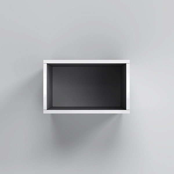 M8FOH0401WG Func, Ниша для хранения 25 см, 40 см, цвет белый глянец