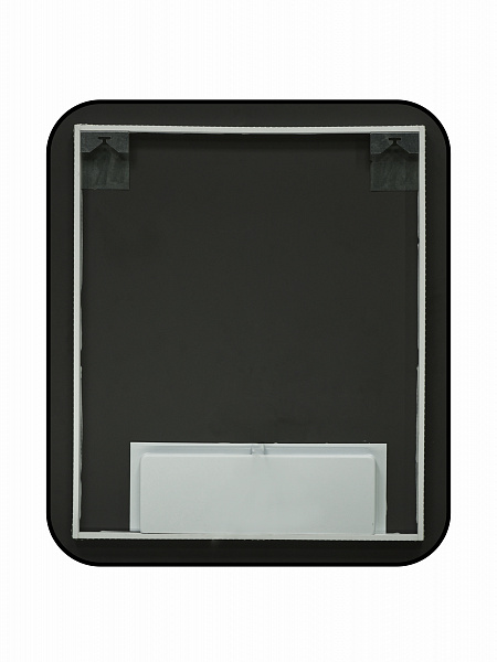 Зеркало Континент "Torry Led" 600х700 с фоновой подсветкой, бесконтактным сенсором, черной окантовкой