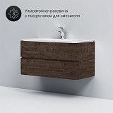 M30FHX1002TF Sensation, База под раковину, подвесная, 100 см, ящики, табачный дуб, текстурированная,