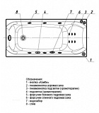 Акриловая ванна Aquatek Альфа 170 см ALF170-0000007 с гидромассажем