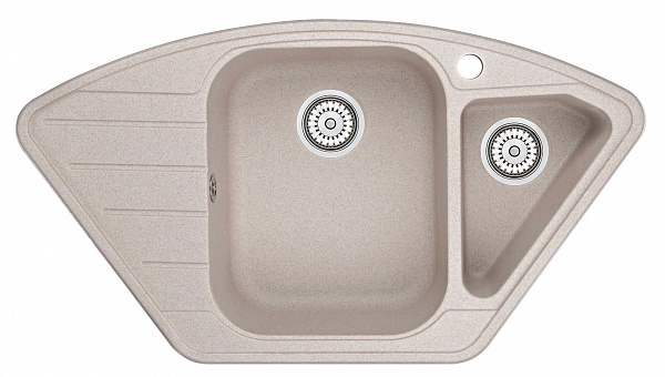 Мойка кухонная Granula многоугольная кварц 9101, АНТИК