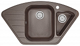Мойка кухонная Granula многоугольная кварц 9101, ЭСПРЕССО