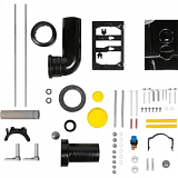 SET Aquatek ВЕГА+Geberit (458.123.21.1+AQ1905-00). Комплект  5в1(инсталляция+кнопка+крепеж+унитаз+крышка)