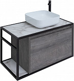 Тумба под раковину Aquanet Nova Lite Loft 90 R дуб рошелье 00261655