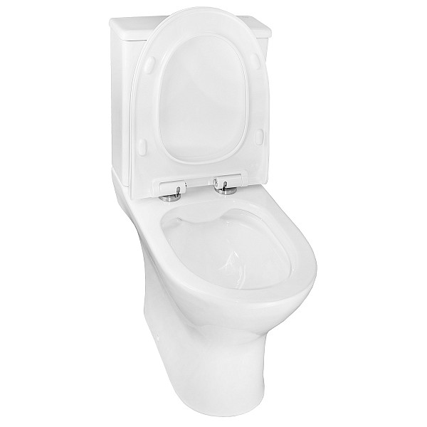 Унитаз-компакт Azario Mist 385х610х800 напольный, безободковый, с быстросъемным сиденьем микролифт (AZ-45)