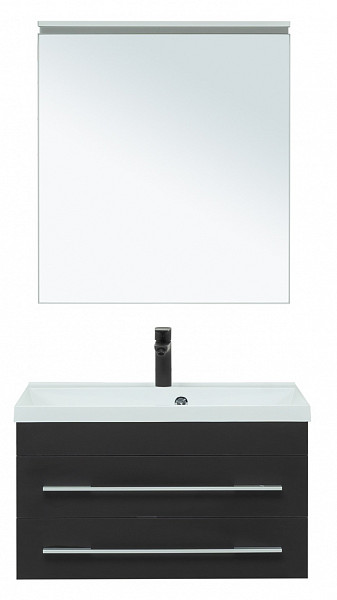 Мебель для ванной Aquanet Верона 75 черный матовый 00287638