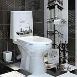 Унитаз-компакт Оскольская керамика Фиона Люкс декор