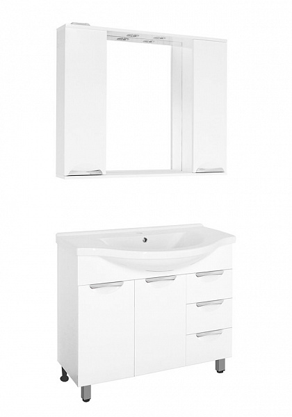 Тумба Style line Жасмин 100 под раковину Эльбрус 100