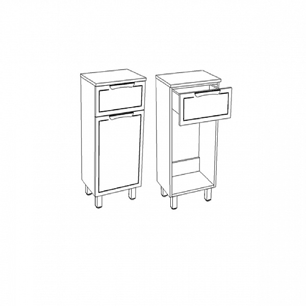 Комод Corozo "Монро 40 Z1",  корзина