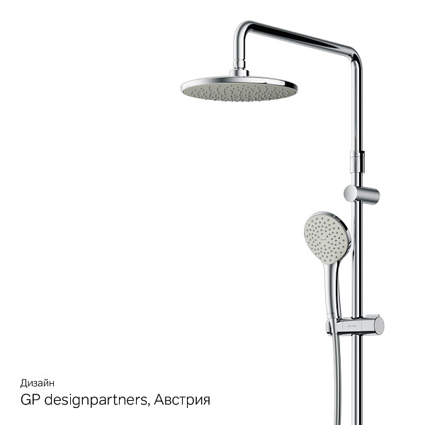 F40885A94 Набор X-Joy: душевая система, смеситель для ванны/душа излив 300 мм, хром, шт.
