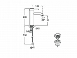 Смеситель Roca Lanta для раковины 5A3C11C00