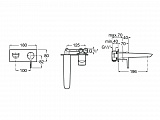 Смеситель Roca Insignia для раковины 5A353ACN0